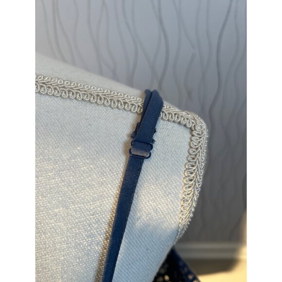 2/$30 Xhilaration Blouse Cold Shoulder top‎ crochet lace Peasant Boho size M - Picture 7 of 9